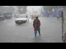 Heavy rains hit eastern India, disrupt people's daily life