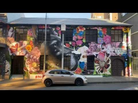 Graffiti thrives in downtown Johannesburg
