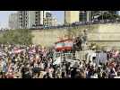 Lebanese demonstrate one year after Beirut port explosion