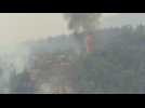 Wildfires rage on Greece's Evia island