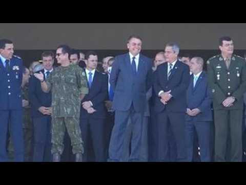 Bolsonaro receives military parade amid strong opposition criticism