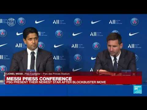 Messi's PSG presentation: 'I want to continue to win trophies and titles'