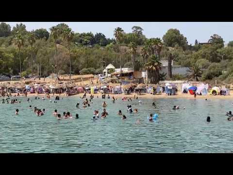 A heat wave hits Tunisia