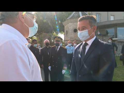 Interior minister visits village where French priest slain