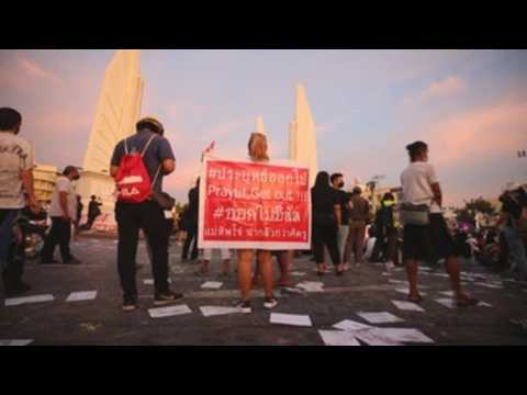 Eighth consecutive day of anti-government protests in Bangkok