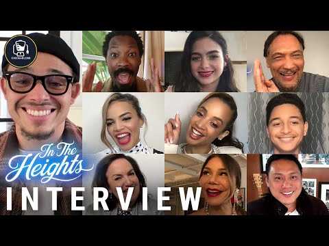 'In the Heights' Interviews with Anthony Ramos, Corey Hawkins, Leslie Grace, Melissa Barrera & More!