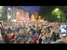 Thousands take to the streets in Riga to decry Covid-19 measures