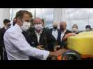 Macron on ship carrying out archaeological research in Marseille - Label : AFPTV - First images - Category : News