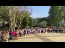 Manifestation antivax à Boulogne