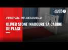 VIDEO. Festival de Deauville. Le réalisateur Oliver Stone a inauguré sa cabine de plage sur les Planches