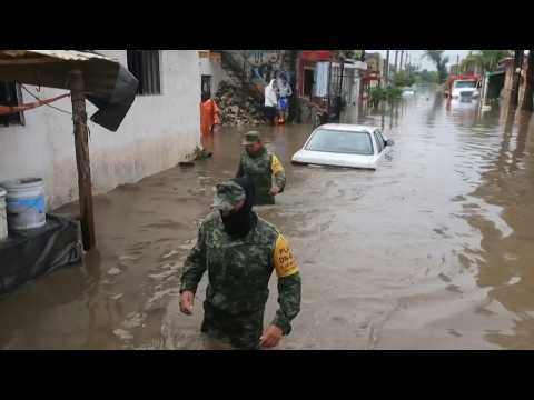 Floods devastate city in Mexico's Jalisco state