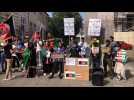 Saint-Omer: une centaine de personnes en soutien aux Afghans