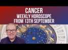 Cancer Weekly Horoscope from 13th September 2021