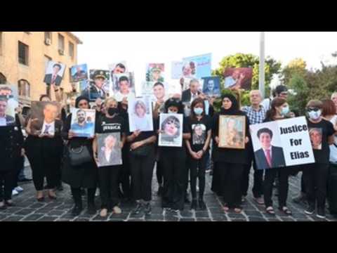 Relatives commemorate Beirut port explosion victims