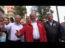 Leader of the Russian Communist Party participates in the action "Reds in the city"