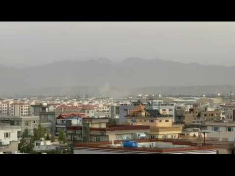 Smoke, dust blot sky above Kabul airport after US warns of terror threat