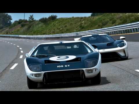 2022 Ford GT 64 Heritage Edition and 1964 Ford GT Prototype Driving Video