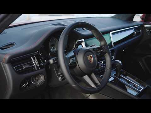 The new Porsche Macan in Papaya Metallic Interior Design