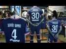 Messi jerseys fill PSG store