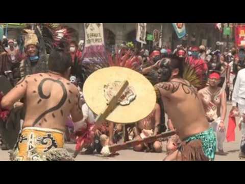 Mexico marks last day of freedom of native peoples before Spanish conquest