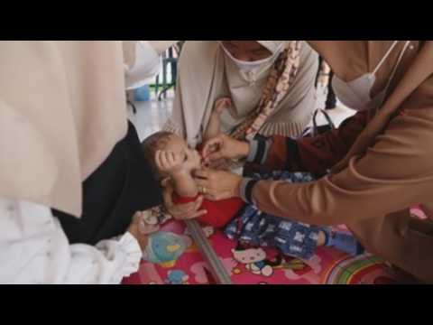 Children's health service program continues in Indonesia's Aceh amid COVID-19