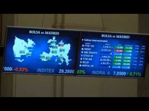Spanish stock exchange market closes session up 0.23%