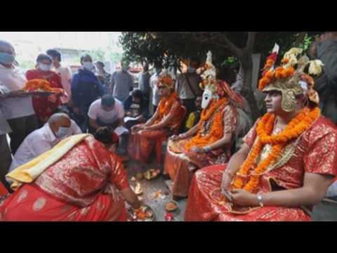 Hundreds of devotees celebrate Narsimha festival in Nepal