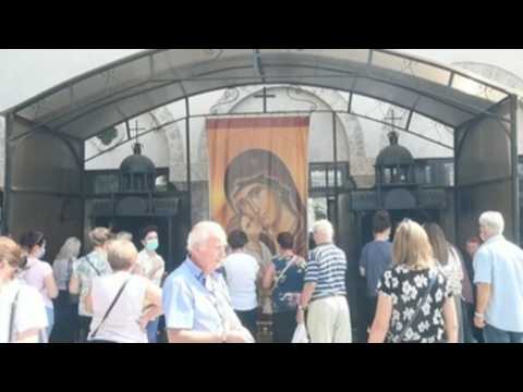 Macedonian Orthodox celebrate the Assumption of Mary
