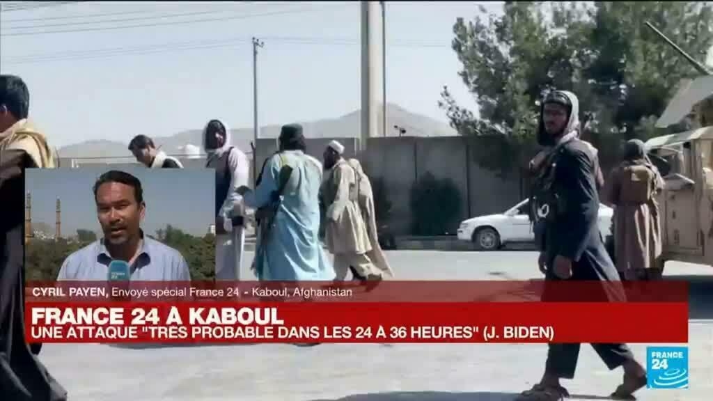 Afghanistan : "La menace terroriste sur l'aéroport de Kaboul est prise très au sérieux" (France 24 FR)