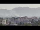 Smoke billows above Kabul after blast heard in Afghan capital