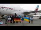 Inauguration of the flight between Dusseldorf and Kiyv of the Eurowings airline