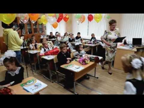Back to school ceremony for the children of Moscow