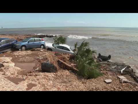 Flooding ravages Spanish coastal town of Alcanar