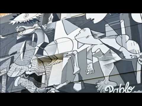 Guernica turned into graffiti mural at Spanish school