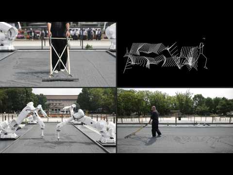 Robotic zen garden in Tokyo inspired by Olympic athletes