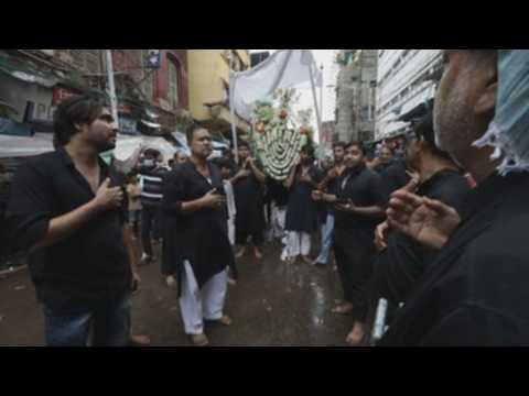 Shiite Muslims mark Muharram in Kolkata amid pandemic