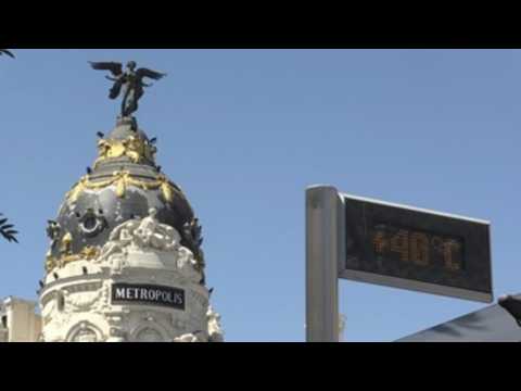 Sun and high temperatures, protagonists in Madrid