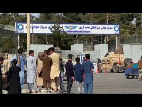 Some 10,000 people are trying to leave Afghanistan after the Taliban seize power