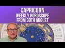 Capricorn Weekly Horoscope from 30th August 2021