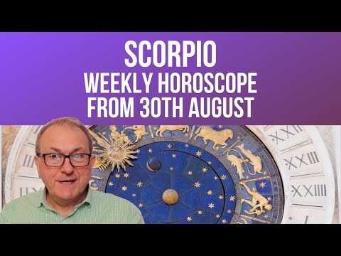 Scorpio Weekly Horoscope from 30th August 2021