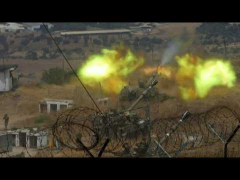 Israel fires shells towards Lebanon in response to Hezbollah rocket attack