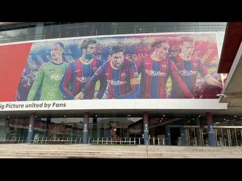 Messi, still a symbol at Camp Nou