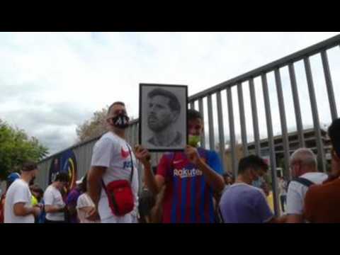Expectation before the farewell of Leo Messi at the Camp Nou