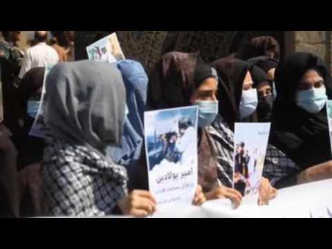 Protest against the advance of the Taliban in Herat