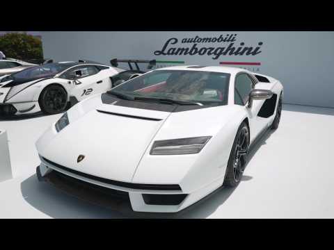 Lamborghini Countach LPI 800-4 launch at The Quail 2021 - Highlights