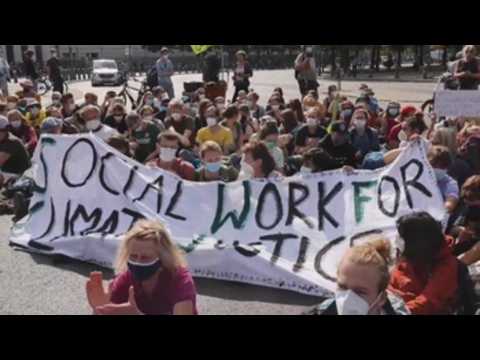 Protest in Berlin demands action on climate crisis