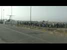 Images of people at Kabul airport being evacuated from Afghanistan
