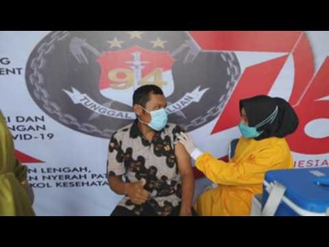 Sinovac Covid-19 vaccination drive in Banda Aceh