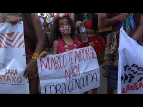 Indigenous people protest in Brazil over setback in legislation