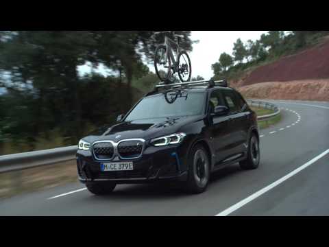 The new BMW iX3 Driving Preview